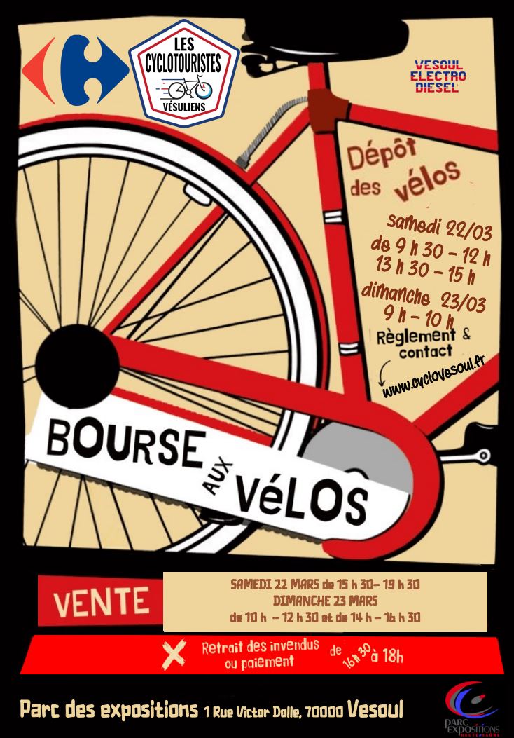 Bourse aux Vélos Vesoul 2025 ParcExpo70